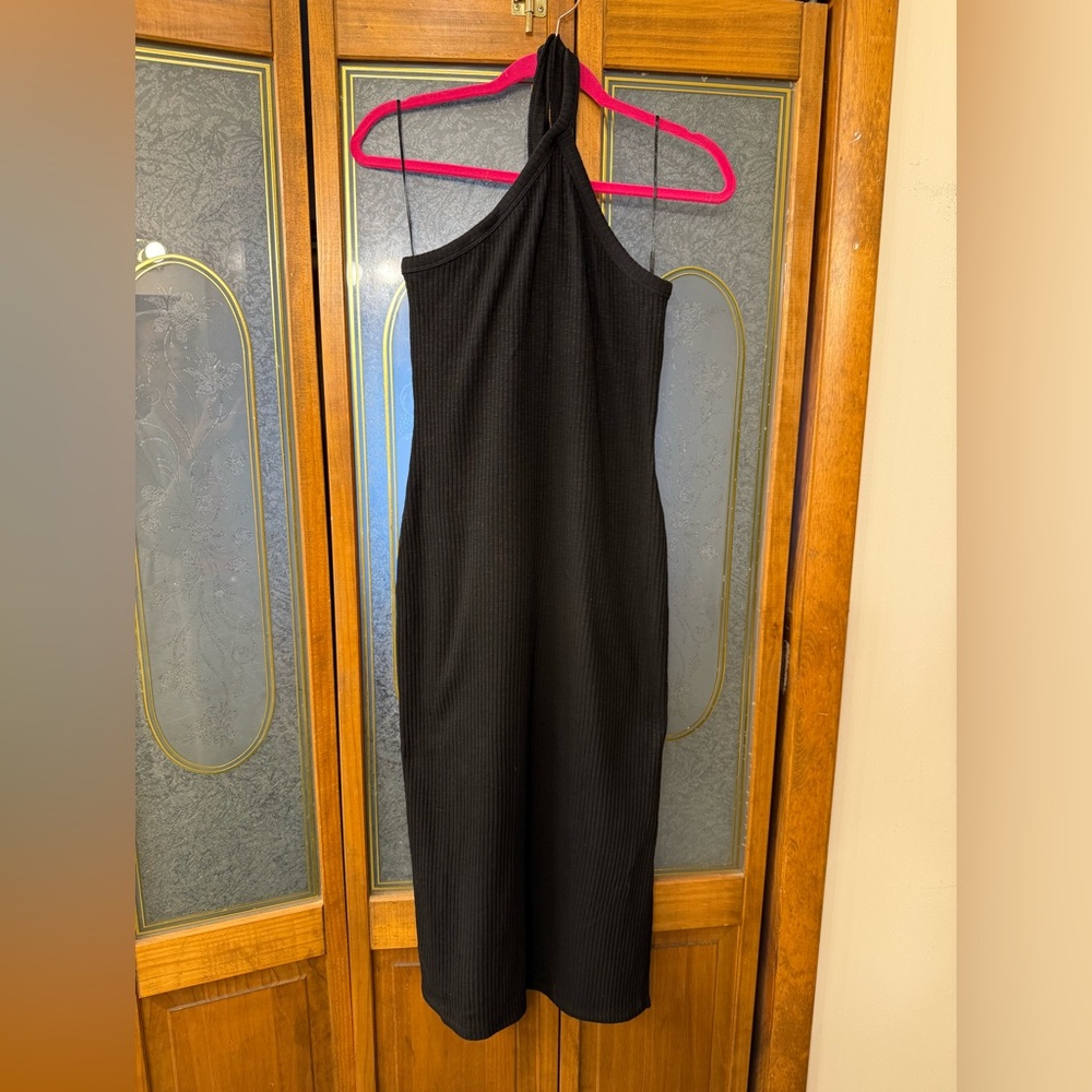 Ladies OLD NAVY Black Halter Dress size Large, BRAND NEW